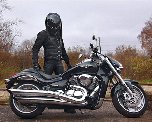 Predator Motorcycle Helmet Dreads