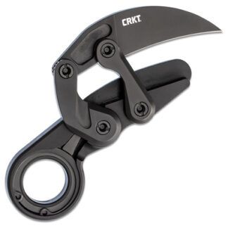CRKT Kinematic Folding Pocket Knife is positioned in a semi-open position