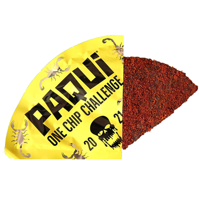 Paqui One Chip Challenge is the hottect chipotle pepper chip that has ever been made and it consists of only a single chip. A great daring prank for you and your friends.