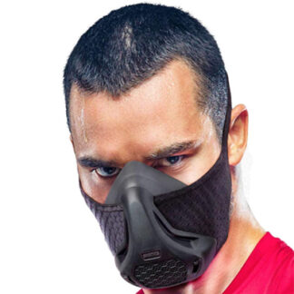 A man wearing Sparthos Elevation Training Sports Mask